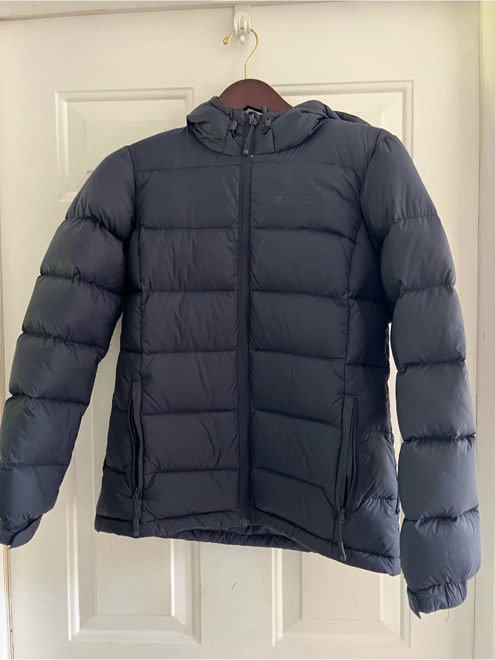 Women's Hooded Puffer Jacket - Black